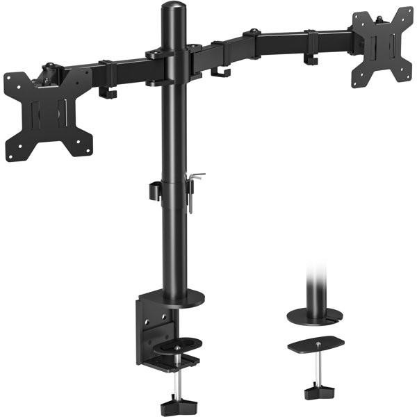 Symple Stuff Aerilynn Dual Monitor Stand For 1327 Inch Monitor, Height
